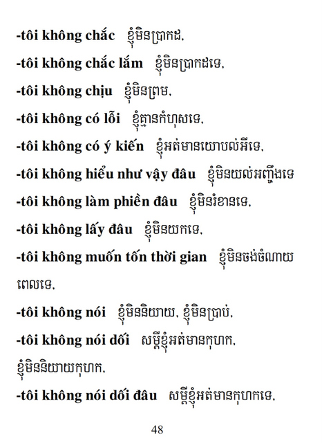 Từ điển Việt Khmer