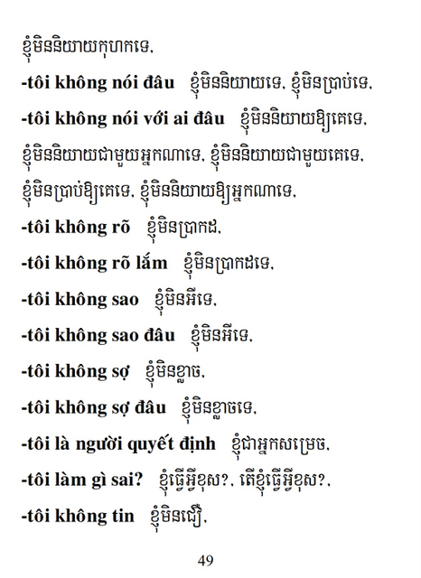 Từ điển Việt Khmer