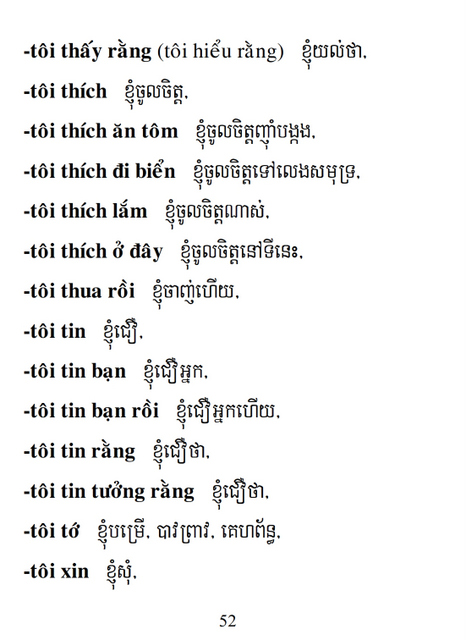 Từ điển Việt Khmer