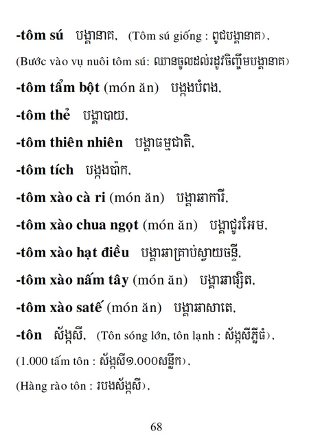 Từ điển Việt Khmer