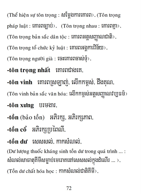 Từ điển Việt Khmer