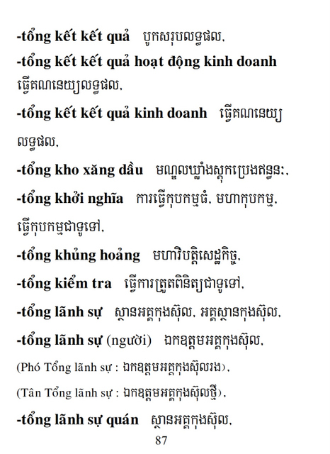 Từ điển Việt Khmer