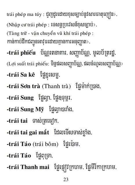 Từ điển Việt Khmer