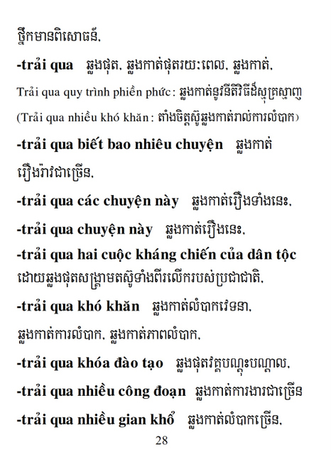 Từ điển Việt Khmer