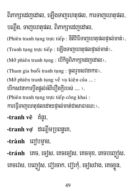 Từ điển Việt Khmer