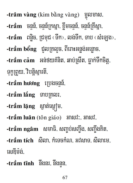 Từ điển Việt Khmer