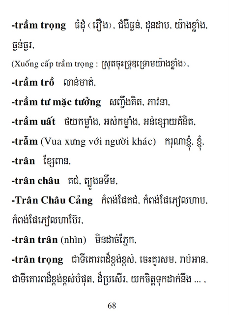 Từ điển Việt Khmer