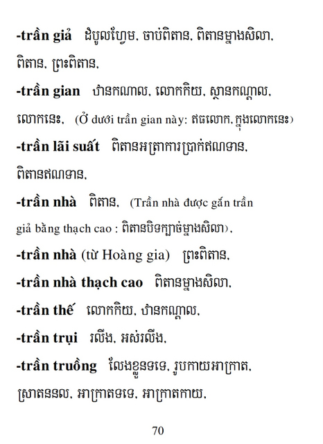 Từ điển Việt Khmer