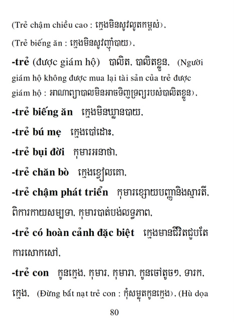 Từ điển Việt Khmer