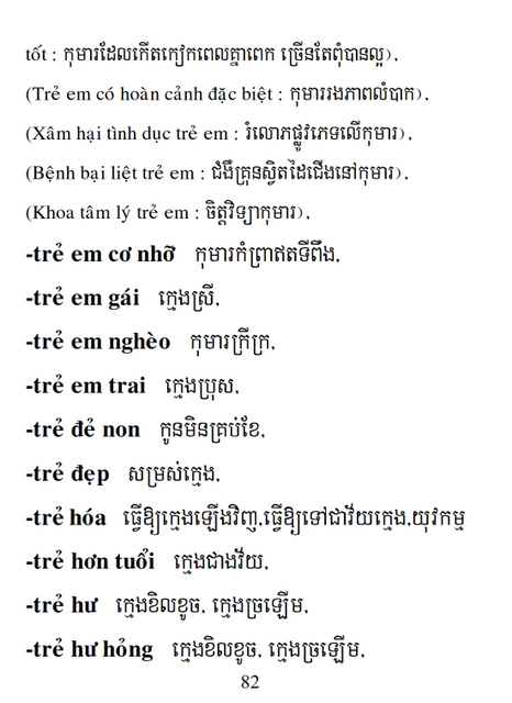 Từ điển Việt Khmer