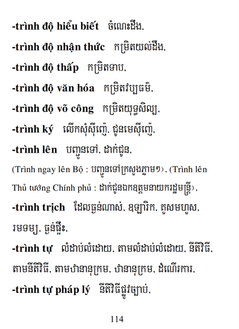 Từ điển Việt Khmer