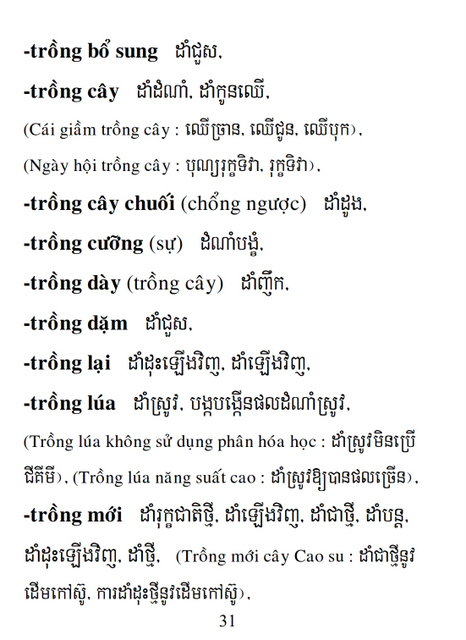 Từ điển Việt Khmer