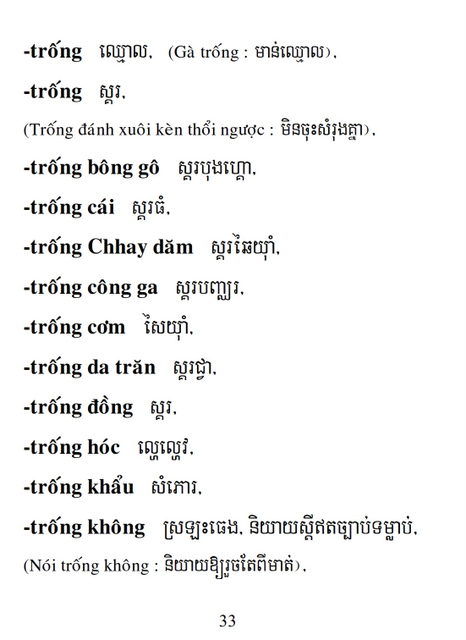 Từ điển Việt Khmer