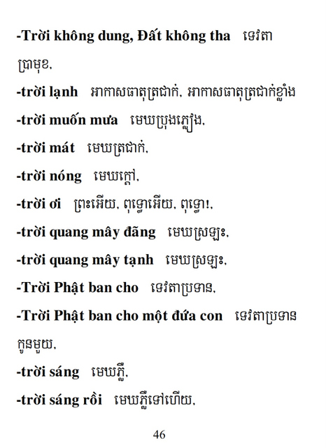 Từ điển Việt Khmer