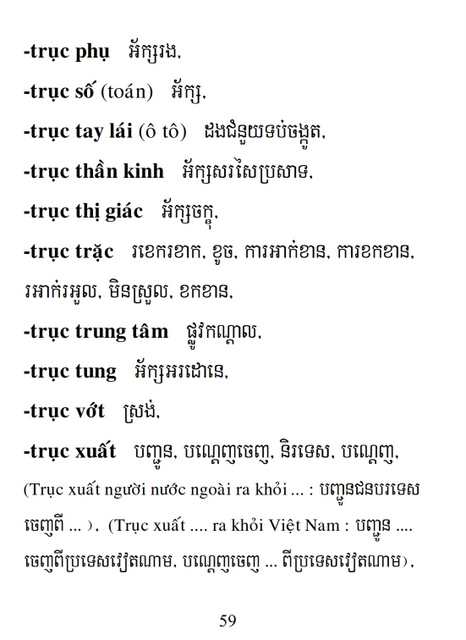 Từ điển Việt Khmer