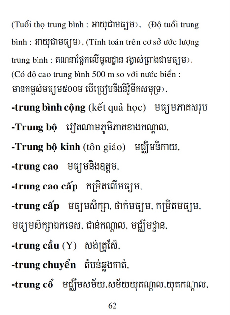 Từ điển Việt Khmer