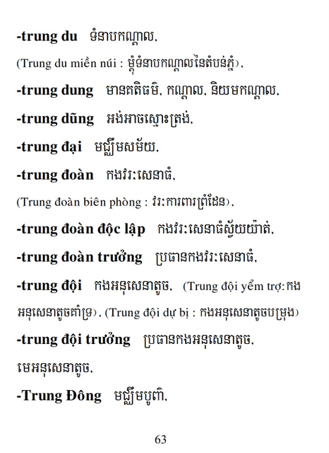 Từ điển Việt Khmer