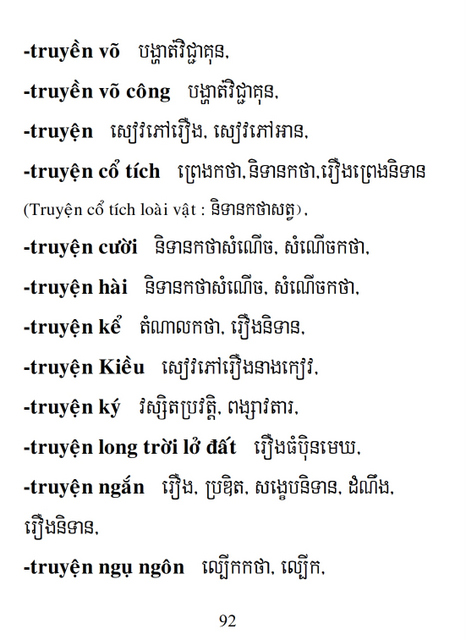 Từ điển Việt Khmer