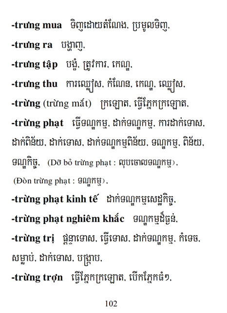 Từ điển Việt Khmer