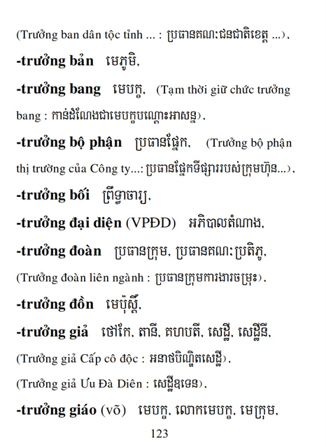 Từ điển Việt Khmer