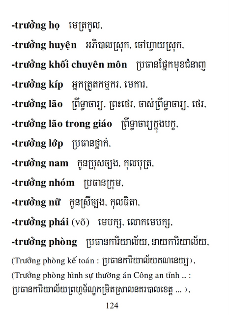 Từ điển Việt Khmer