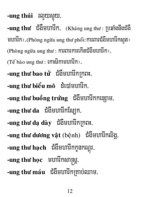 Từ điển Việt Khmer