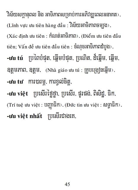 Từ điển Việt Khmer