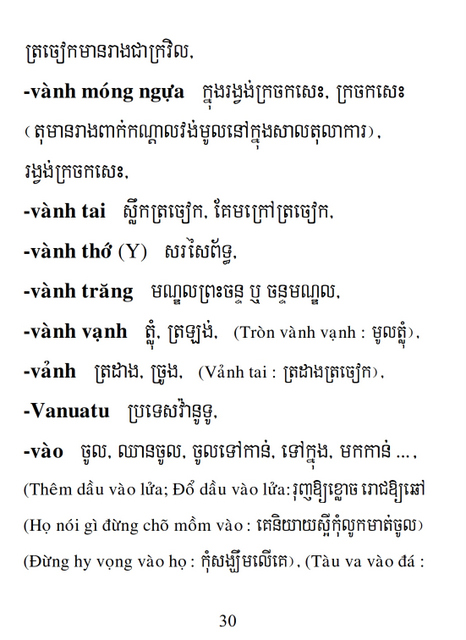 Từ điển Việt Khmer