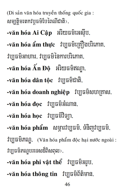 Từ điển Việt Khmer