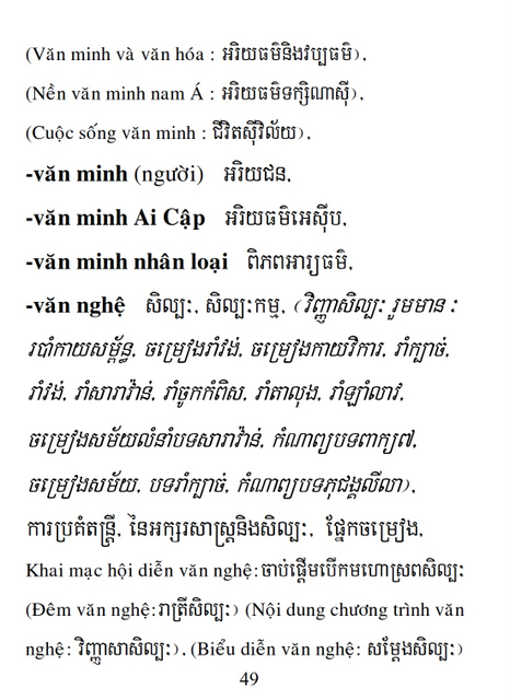 Từ điển Việt Khmer