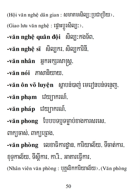 Từ điển Việt Khmer