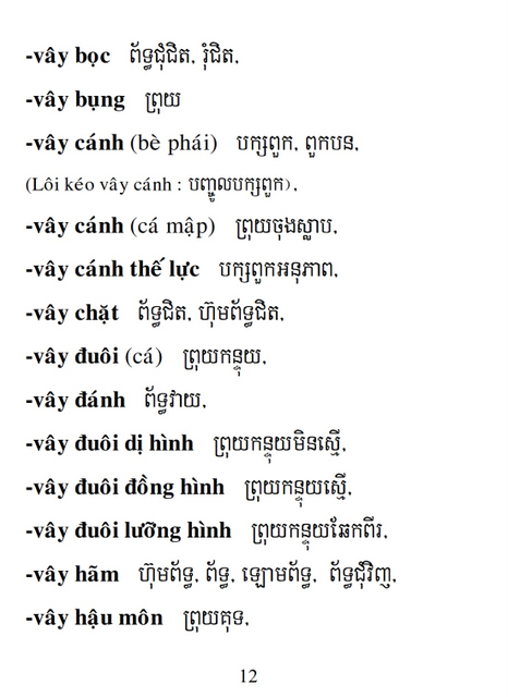 Từ điển Việt Khmer