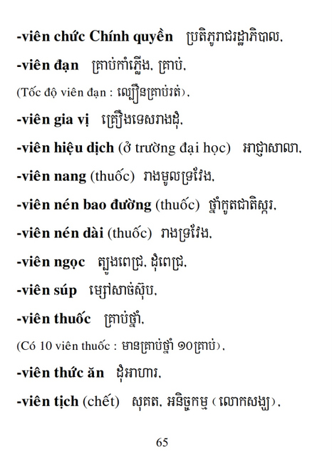 Từ điển Việt Khmer