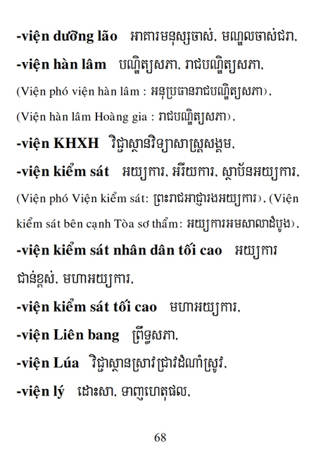 Từ điển Việt Khmer