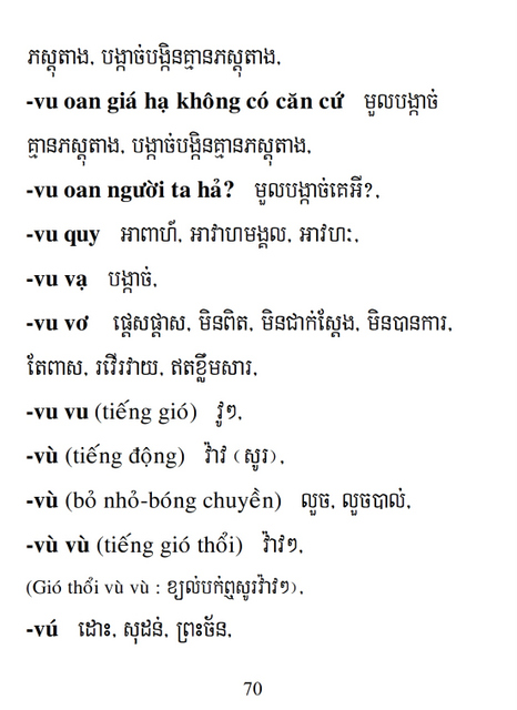 Từ điển Việt Khmer