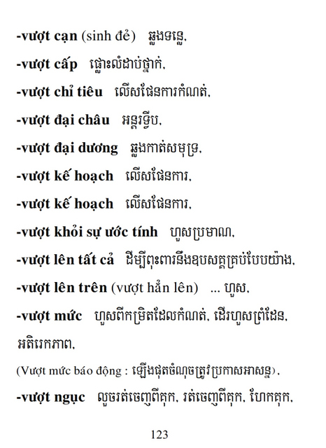 Từ điển Việt Khmer