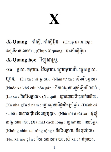 Từ điển Việt Khmer