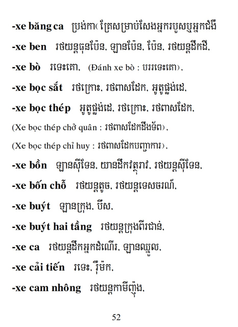 Từ điển Việt Khmer