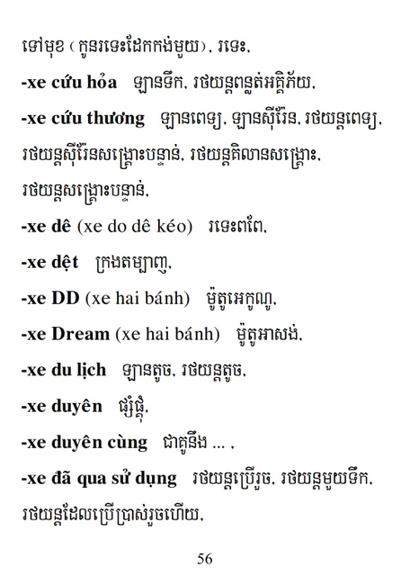 Từ điển Việt Khmer