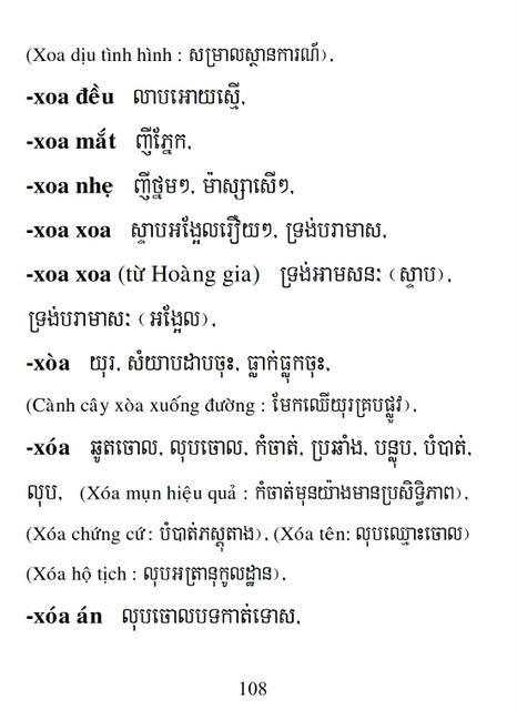 Từ điển Việt Khmer