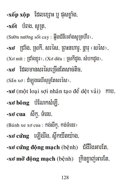 Từ điển Việt Khmer