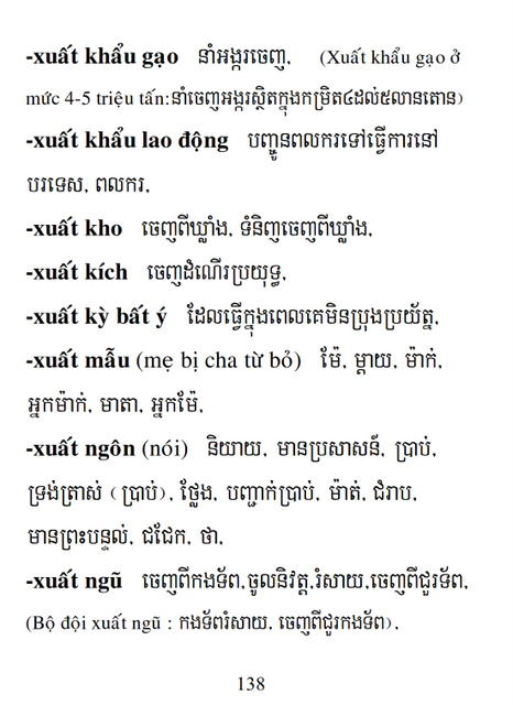 Từ điển Việt Khmer