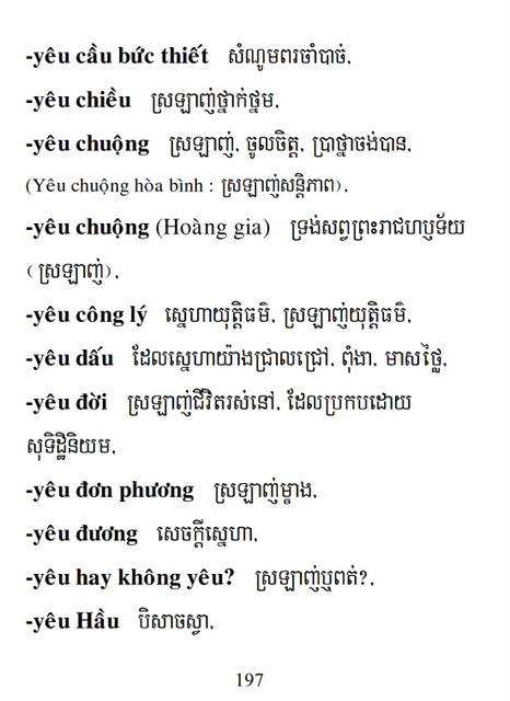 Từ điển Việt Khmer