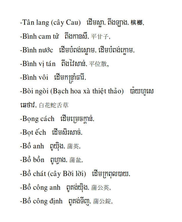 Từ điển Việt Khmer