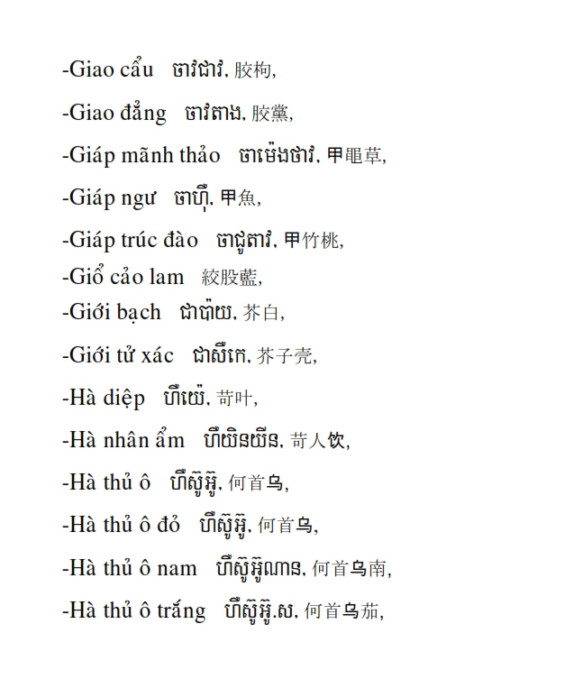 Từ điển Việt Khmer