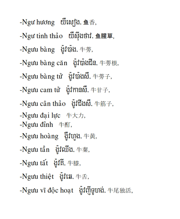 Từ điển Việt Khmer