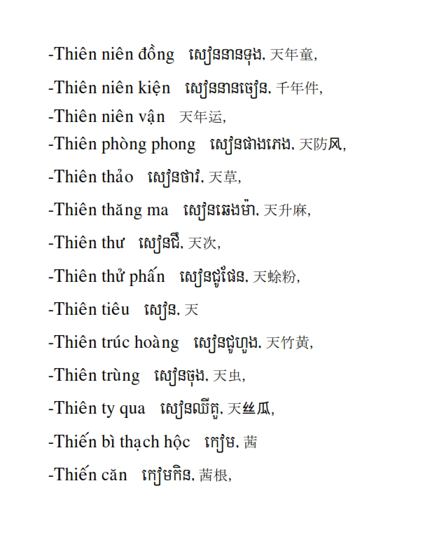 Từ điển Việt Khmer