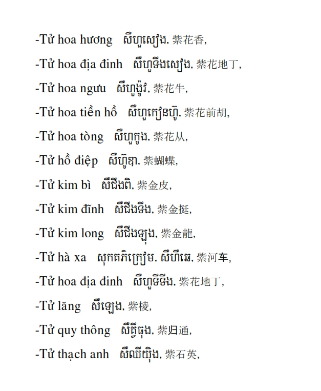 Từ điển Việt Khmer