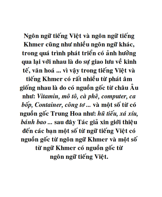 Từ điển Việt Khmer