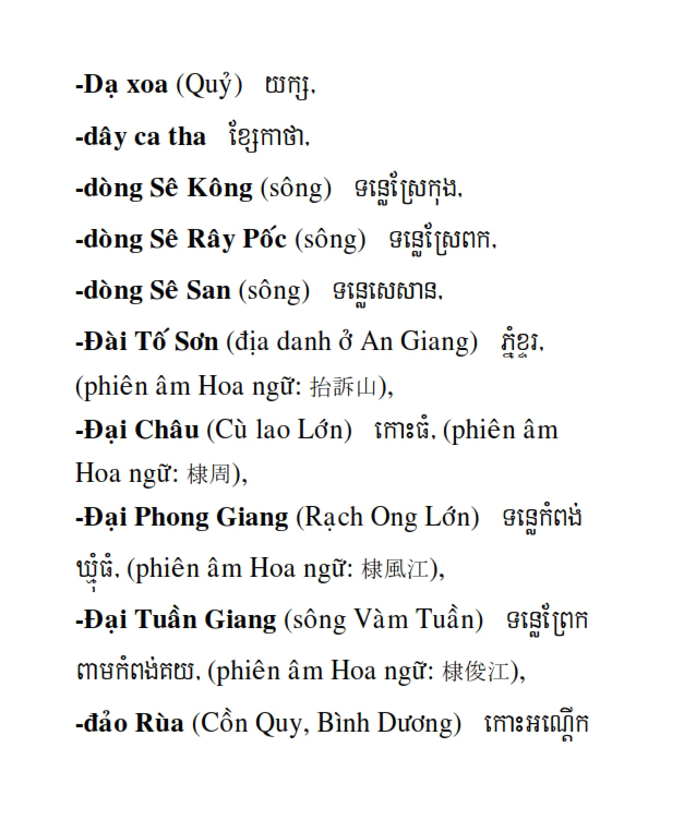 Từ điển Việt Khmer